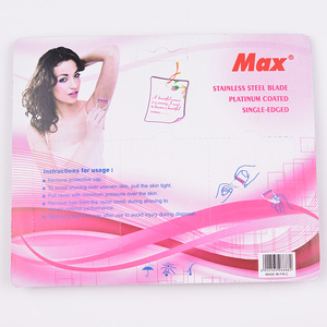 Rasoio <span class=keywords><strong>svedese</strong></span> importato a lama di rasoio in plastica con impugnatura salda da donna rosa per preparazioni mediche - Product Image 4