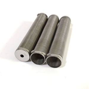 Elemento Filtrante de Aço Inoxidável 304L / Cartucho de Filtro de Malha Plissada para Máquina de Pulverização - Product Image 5