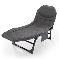 Lit de camp pliable en métal réglable pour adultes, pour l'extérieur, à vendre