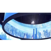Écrans modulaires TOPvision Led matrix, écran publicitaire cylindrique, écran LED d'intérieur, panneaux d'affichage LED flexibles