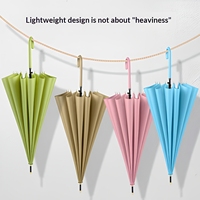 Parapluie de voyage portable mini, manuel, compact, avec étui capsule, petit, pliable, à long manche, imperméable, coupe-vent, léger, anti-UV