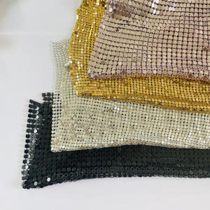 Colorful Decorative Metal <strong>Sequin</strong> Mesh Curtain Chain Mail Grment <strong>Sequins</strong> Wall - Product Image 2