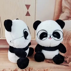 A07054 Professional High Quality 23CM Panda With Glasses Teacher Panda Plush Toys Home Decor