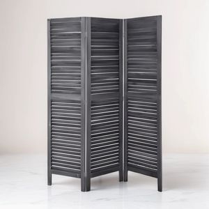 PANTALLA DE MADERA CAMILA 120X170CM GRIS - Product Image 1