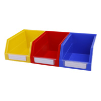 Contenedor de Almacenamiento Industrial Resistente, Plástico, Antiestático, ESD, Ahorra Espacio, Duradero, Multifuncional para Logística