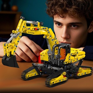 17076 Modelo de Excavadora de Ingeniería del Futuro, Juguete Educativo de Bloques de Construcción para Niños, Regalo de Cumpleaños - Product Image 4