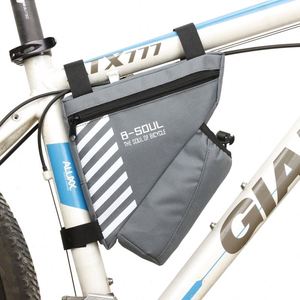 Échantillon gratuit – Sacoche de cadre triangulaire étanche pour vélo, sacoche de selle pour VTT et vélo de route, accessoires de cyclisme - Product Image 2