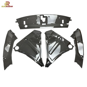 ชุดแต่งห้องเครื่องยนต์คาร์บอนไฟเบอร์สไตล์ OEM 5 ชิ้น สำหรับ Nissan GTR R35 ปี 2008-2018 ฝาครอบเครื่องยนต์คาร์บอน - Product Image 1