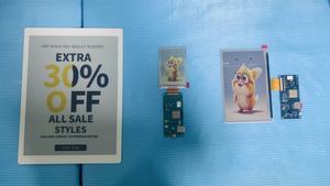 Panel de pantalla de tinta electrónica personalizado de 7,3 pulgadas, ultrafino, ecológico, solución de pantalla de ahorro de energía, pantalla táctil a color, pantalla de papel electrónico - Product Image 3