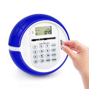 Hucha de cajero automático para niños y niñas Caja fuerte digital Contador de monedas electrónico Caja de ahorro de dinero para niños - Product Image 1