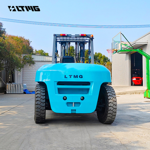 מלגזה חשמלית מלאה LTMG 10 טון 12 טון עם מנוע AC, תורן תלת-שלבי, מלגזה חדשה לבנייה, מסעדות, מוסכי תיקון מכונות - Product Image 3