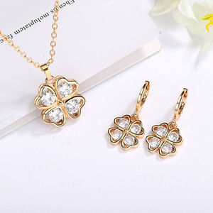 2015 Mode Afrikaanse 18K Gold Plating Oorbel, Ketting, Hanger Sieraden Set Bruids Bruiloft Sieraden Set Aliexpress - Product Image 1