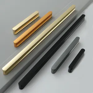 Новые стильные длинные ручки для всей семьи мебель с алюминиевой ручкой