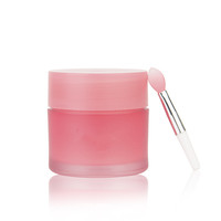 Masque pour les lèvres rose au parfum de fraise, hydratant, étiquette privée, 2023g