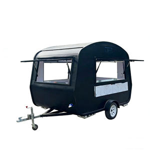 Chariot de Restauration Mobile Rétro Vintage en Acier Inoxydable Commercial pour Stand de Rue, Marché Nocturne, Vente de Glaces, Boissons et Snacks en Extérieur - Product Image 4