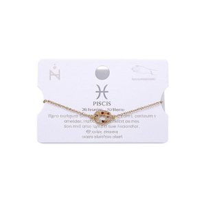 Bracciale in acciaio inossidabile Pisces con diamanti Braccialetti in cristallo da 12 mm - Product Image 2