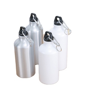 Bouteille d'<span class=keywords><strong>eau</strong></span> de sport en aluminium de 400 ml, vierge pour <span class=keywords><strong>sublimation</strong></span>, tasse de camping d'extérieur - Product Image 1