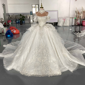 Para Jancember LSMX103 2025 vestido de novia de alta calidad de talla grande con hombros descubiertos para fiestas nocturnas diseño <span class=keywords><strong>real</strong></span> decoración de encaje <span class=keywords><strong>capilla</strong></span> - Product Image 5
