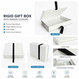 Caja de Regalo Rígida Personalizada con Impresión de Logotipo FX y Embalaje para Ropa, Caja de Cartón Resistente - Product Image 2