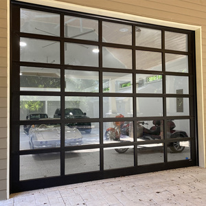 <span class=keywords><strong>Porte</strong></span> de garage extérieure à rabat en verre étanche pour villa classique moderne haut de gamme - Product Image 2