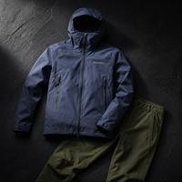 Chaqueta Impermeable para Hombre, de Nailon de Alto Rendimiento, con Costuras Selladas, Capucha, Bolsillos con Cremallera, Puños con Cierre de Gancho y Bucle, para Senderismo, Fabricación Personalizada