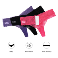Fournisseur de la Chine String sans couture Mini string pour filles Culottes en coton Sous-vêtements courts en dentelle pour femmes
