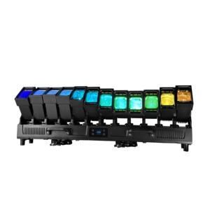 Projecteur de scène extérieur IP66 à 12 têtes mobiles, contrôle par pixel LED, 12*60W RGBW avec bande WW+CW - Product Image 3