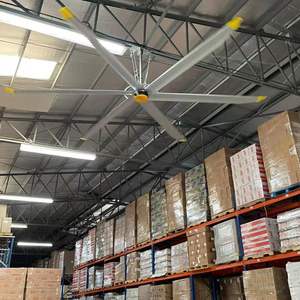 מאוורר תקרה HVLS גדול 5.0 מ' (16FT) זרימת אוויר עם מנוע PMSM תחזוקה ללא תשלום לאוורור קירור אוויר - Product Image 1