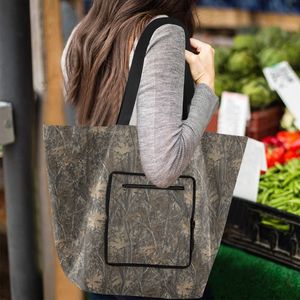 Sac fourre-tout en nylon personnalisé, sac messager camouflage, sac de shopping avec poche zippée, sac de plage, sac de voyage - Product Image 5