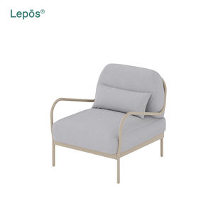 Uso comercial Marco de aluminio a prueba de herrumbre para todo tipo de clima Cuerda tejida a mano Jardín Hotel Resort Villa junto a la piscina Conjunto de sofá modular para exteriores - Product Image 5