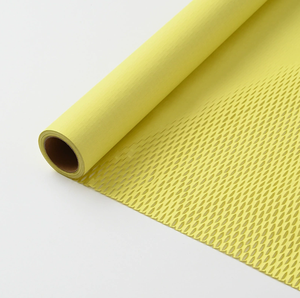 Yellow Honeycomb <b>Paper</b> Recyclable Biodegradable Kraft <b>Paper</b> for Bouquet Wrapping-Thickened Grid <b>Pattern</b> Gift Packaging - Product Image 1