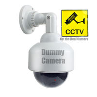 Cámara de Seguridad Ficticia SMARSECUR 03CCTV para Interiores/Exteriores, Simulación de Cámara de Vigilancia con Flash