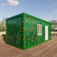 Casa Contenedor Modular Versátil, Estructura Prefabricada Desmontable, Unidad de Vivienda de Entrega Rápida para Proyectos de Construcción
