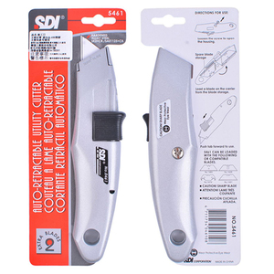 Open Box SDI Automatic Rebound Retractable Zinc Alloy Wallpaper <strong>Knife</strong> 5461 Hand Safety Utility <strong>Knife</strong> OEM Customization Support - Product Image 5