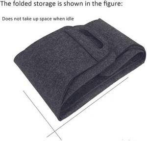 Cestello portaoggetti in feltro pieghevole per tutti gli usi per il camino in legno per l'organizzazione e la convenienza - Product Image 6