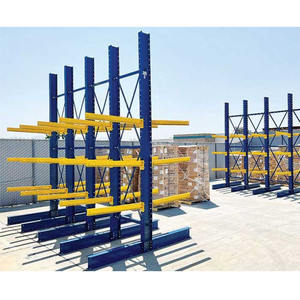 מערכת מדפים קנטילבר מפלדה Q235 לעומסים כבדים לאחסון צינורות ארוכים ועץ במחסנים תעשייתיים - Product Image 4