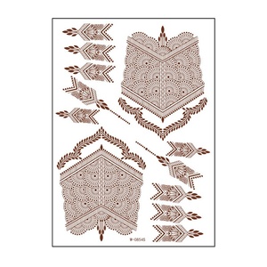 Autocollants de <span class=keywords><strong>tatouage</strong></span> temporaires imperméables longue durée, tatouages corporels <span class=keywords><strong>3D</strong></span> réalistes amovibles pour fêtes, festivals, bras, jambes, visage - Product Image 5