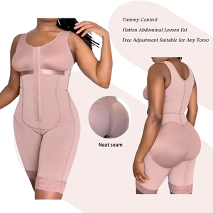 <span class=keywords><strong>Fajas</strong></span> Colombianas Post-Opératoires BBL pour Femmes, Soutien-Gorge et Gaine Amincissante Intégrale avec Effet Remonte-Fesses et Contrôle Abdominal - Product Image 4