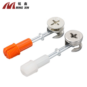 Conector Tres en Uno Ming Xin de Aleación de Zinc, Soporte de Estante de Instalación Rápida con Asa de Nailon - Product Image 1