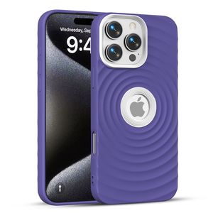 Funda magnética de carga inalámbrica de silicona líquida Wave para iPhone 16 15 14 13 Pro Max contraportada - Product Image 5