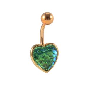 Constellation gothique <span class=keywords><strong>Fine</strong></span> corps bijoux Sexy nombril anneau poisson échelle motif diamant clouté coeur <span class=keywords><strong>banane</strong></span> Piercing hommes femmes - Product Image 5