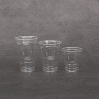 Gobelets en plastique PET recyclé pour café glacé, boba, bubble tea et thé au lait – Vente en gros usine