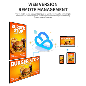 Écrans d'affichage numériques pour menu de café, 32, 43, <span class=keywords><strong>55</strong></span> pouces, LCD LED, pour restaurants, sur mesure, Android, Wifi, 4G, signalisation numérique - Product Image 4