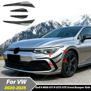 Kit de décoration latérale pour pare-chocs avant de voiture pour Golf 8 MK8 R GTD GTE 2020 2021 2022 2023 2024 2025 - Product Image 1