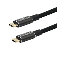 Câble de moniteur USB C 8K 4K 120Hz vidéo 240W Type C charge 20G transfert de synchronisation de données rapide 5A charge PVC tresse pour caméra d'ordinateur