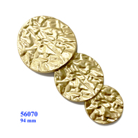 Boucles Métalliques Rondes pour Chaussures, Accessoires de Chaîne pour Sandales, Boucles Métalliques pour Chaussures 94 MM