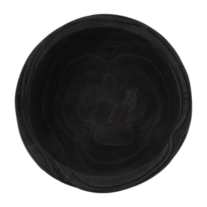 Ciotola decorativa in legno con piedistallo per decorazioni da tavolino, ciotola scultorea da cucina per chiavi o caramelle, elemento decorativo. - Product Image 4