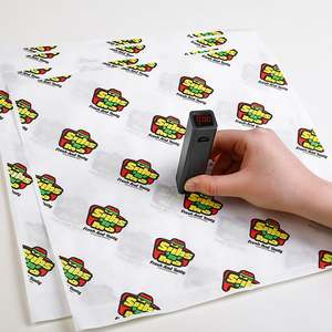 Papel Antigrasa Personalizado, Impermeable, de Grado Alimenticio, Ecológico, Virgen, para Envolver Hamburguesas, Pasteles y Pan - Product Image 5