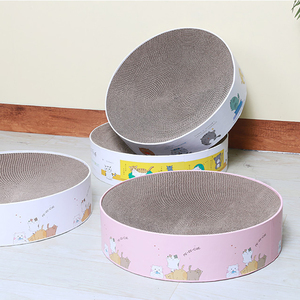 OEM Vente en gros de grattoirs ovales en carton ondulé de qualité supérieure, grattoirs ronds - Product Image 3
