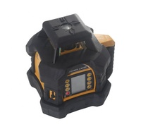 Niveaux laser rotatifs à faisceau vert et rouge à auto-nivellement automatique LCD HW206 qualifiés pour la construction